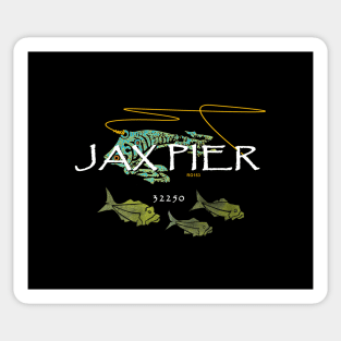 JAX Pier Florida, Jacksonville Beach 32250 Sticker